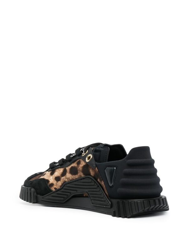 Dolce & Gabbana leopard panel low-top sneakers - Image 3