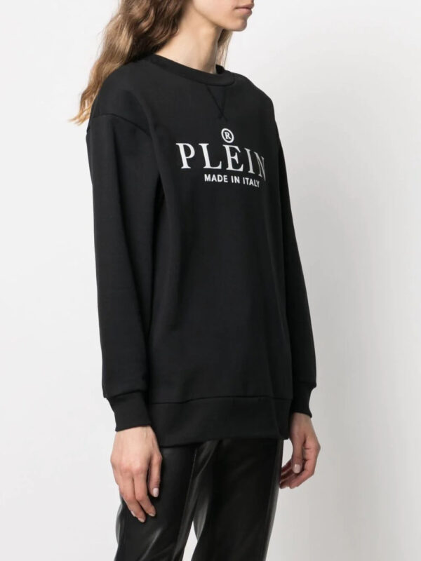 Philipp Plein  logo-print cotton sweatshirt - Image 3