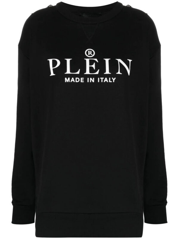 Philipp Plein  logo-print cotton sweatshirt