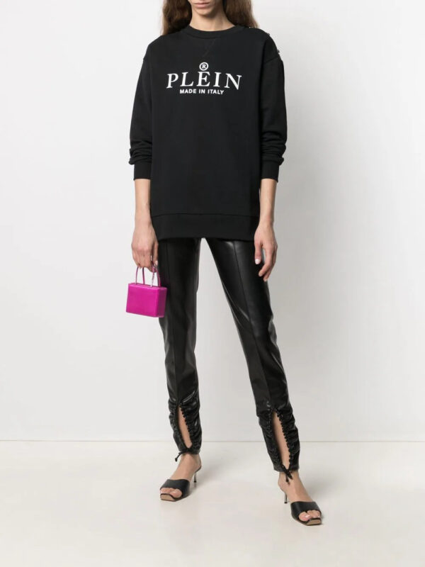 Philipp Plein  logo-print cotton sweatshirt - Image 2