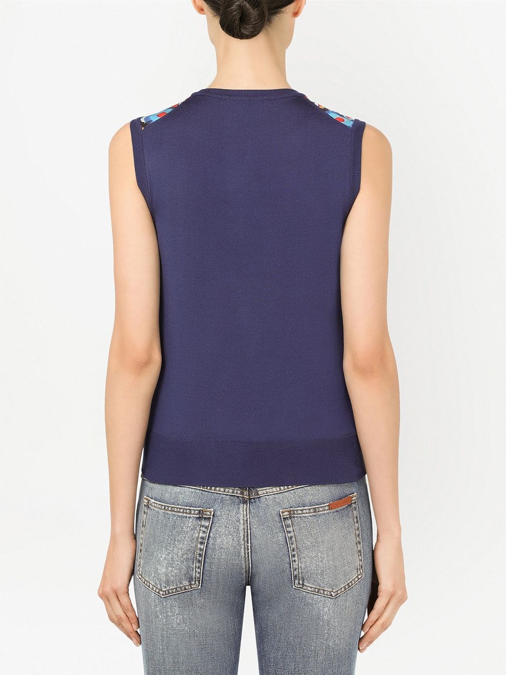 Dolce & Gabbana Carretto-print silk vest - Image 4