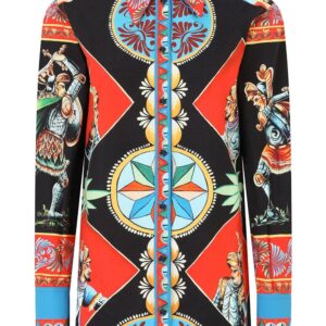 Dolce & Gabbana Carretto-print poplin shirt