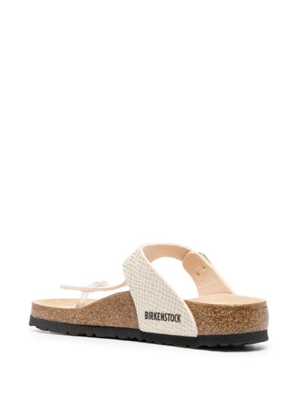 Birkenstock  Gizeh MF snakeskin-print flip-flops - Image 3