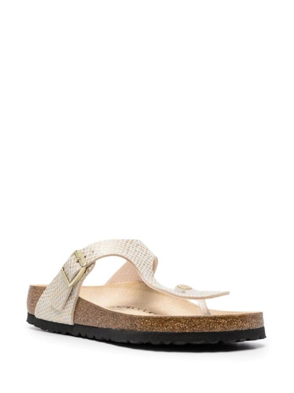 Birkenstock  Gizeh MF snakeskin-print flip-flops - Image 2