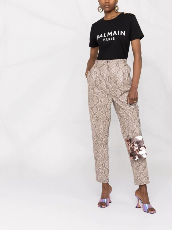 Balmain  logo-print cotton T-shirt - Image 2