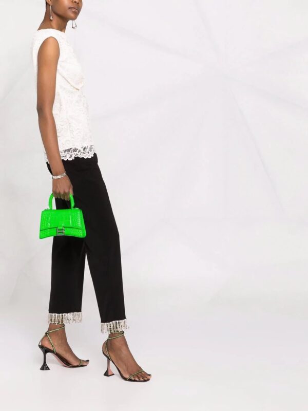 Philipp Plein  scalloped lace blouse - Image 4