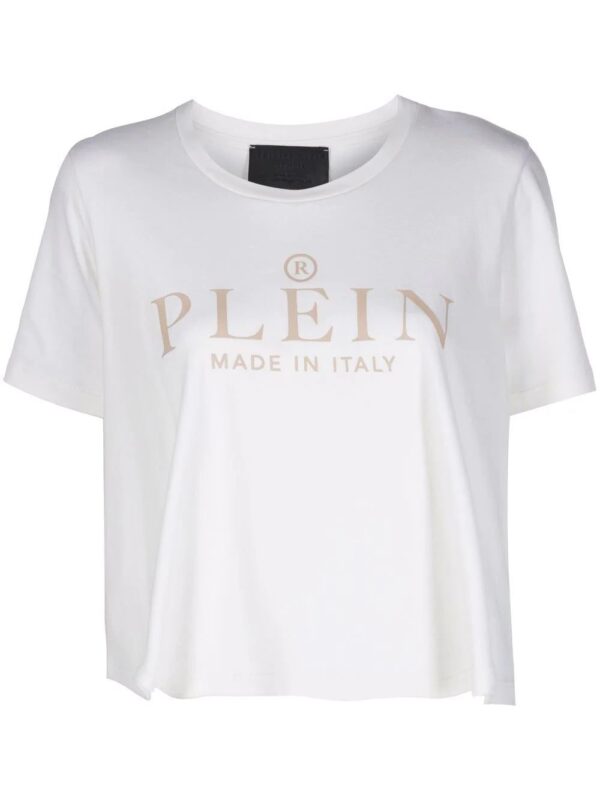Philipp Plein  Iconic Plein short-sleeve cropped T-shirt