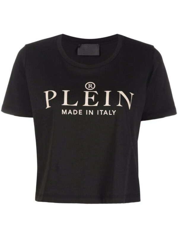 Philipp Plein  Iconic Plein short-sleeve cropped T-shirt