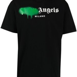 Palm Angels  sprayed logo cotton T-shirt