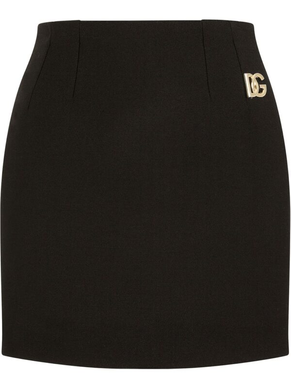 Dolce & Gabbana  logo-plaque pencil mini skirt