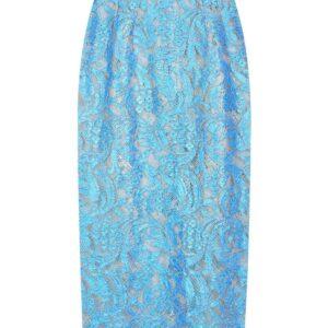 Dolce & Gabbana  high-waisted lace pencil skirt