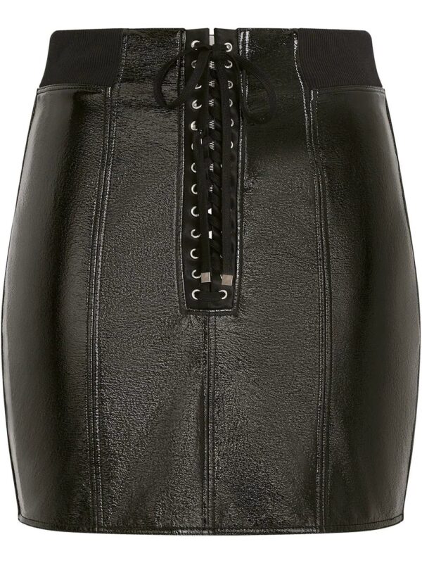 Dolce & Gabbana  lace-up mini skirt