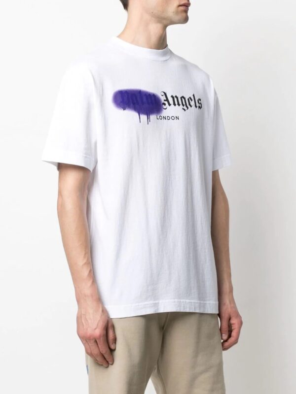 Palm Angels  spray paint-print T-shirt - Image 3