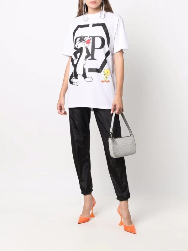 Philipp Plein  Looney Tunes logo T-shirt - Image 3
