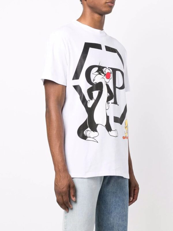 Philipp Plein  Looney Tunes logo T-shirt - Image 4