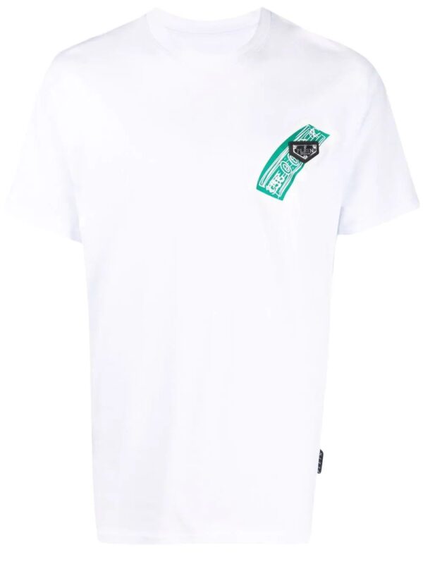 Philipp Plein  cheque-print round neck T-shirt