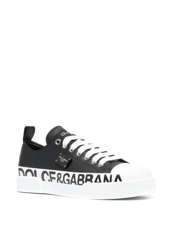 Dolce & Gabbana Portofino leather sneakers - Image 2