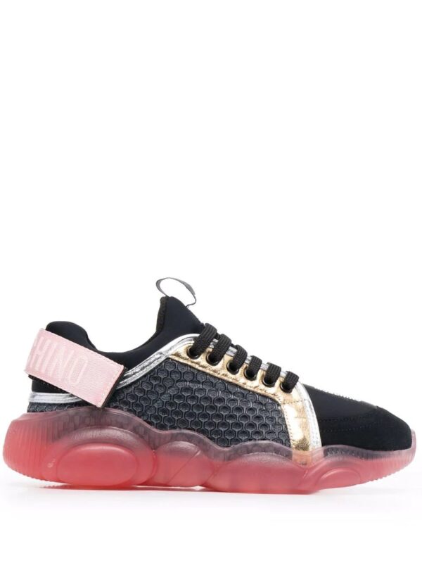 Moschino  Logo Tape Teddy Bear sole sneakers