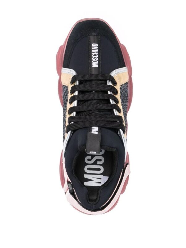 Moschino  Logo Tape Teddy Bear sole sneakers - Image 4