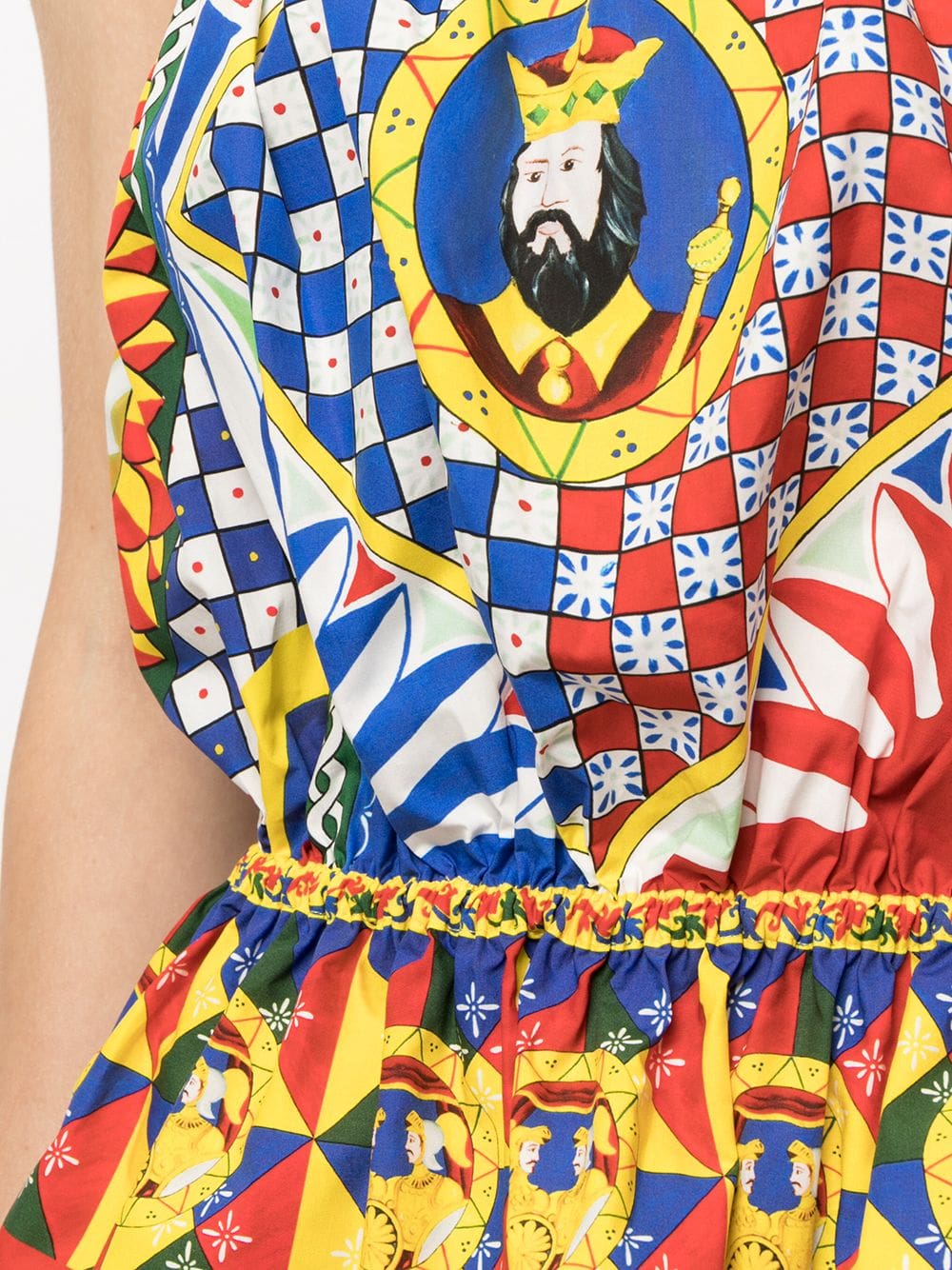 Dolce & Gabbana Carretto print peplum blouse - Image 5