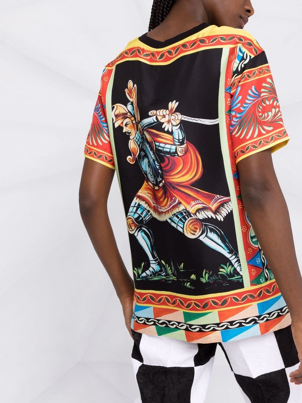 Dolce & Gabbana Carretto-print T-shirt - Image 3