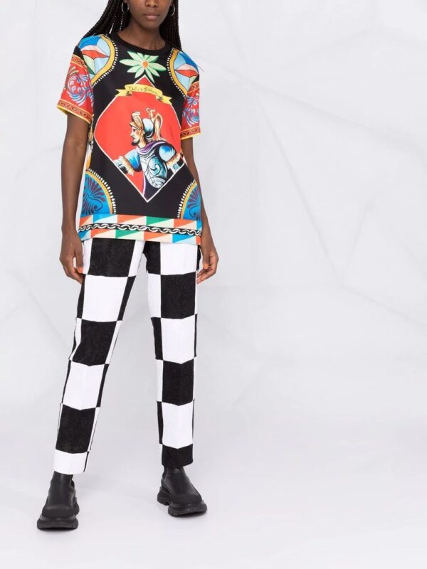 Dolce & Gabbana  Carretto-print T-shirt - Image 2