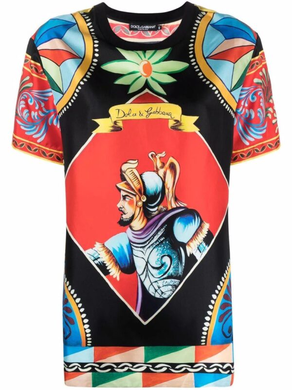 Dolce & Gabbana  Carretto-print T-shirt