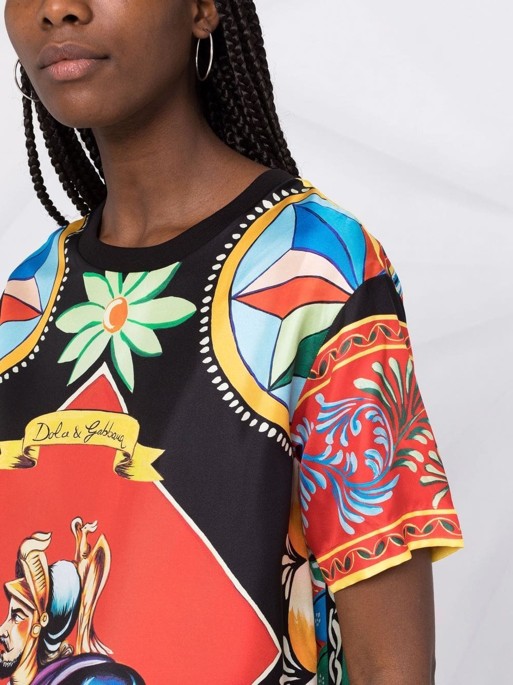 Dolce & Gabbana Carretto-print T-shirt - Image 5