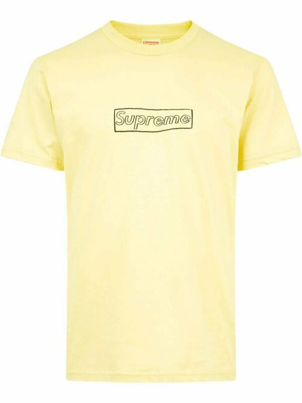 Supreme  x KAWS Chalk logo T-shirt