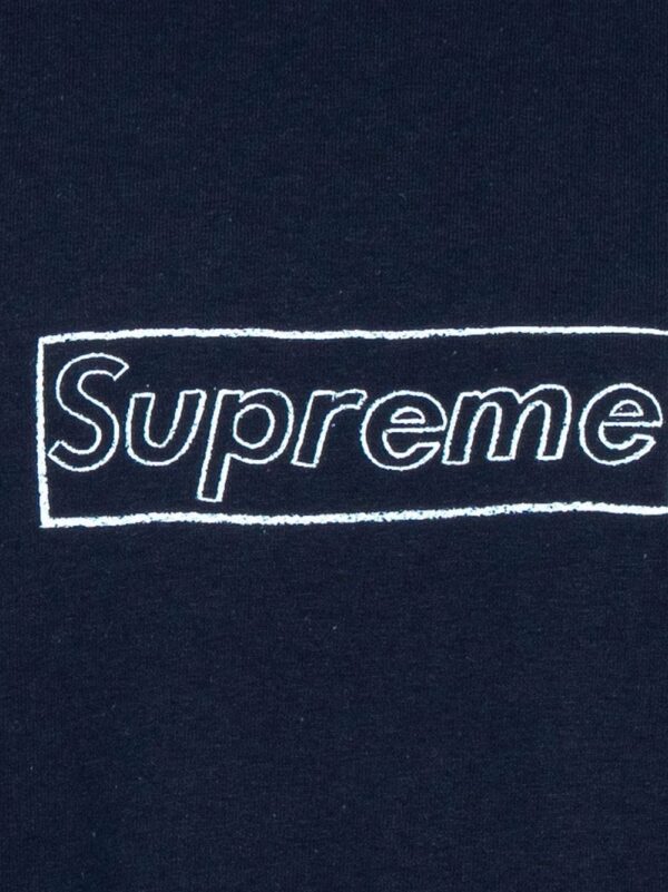 Supreme  x KAWS Chalk Logo crew neck T-shirt - Image 2