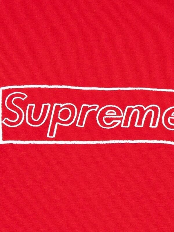 Supreme  x KAWS chalk logo T-shirt - Image 2