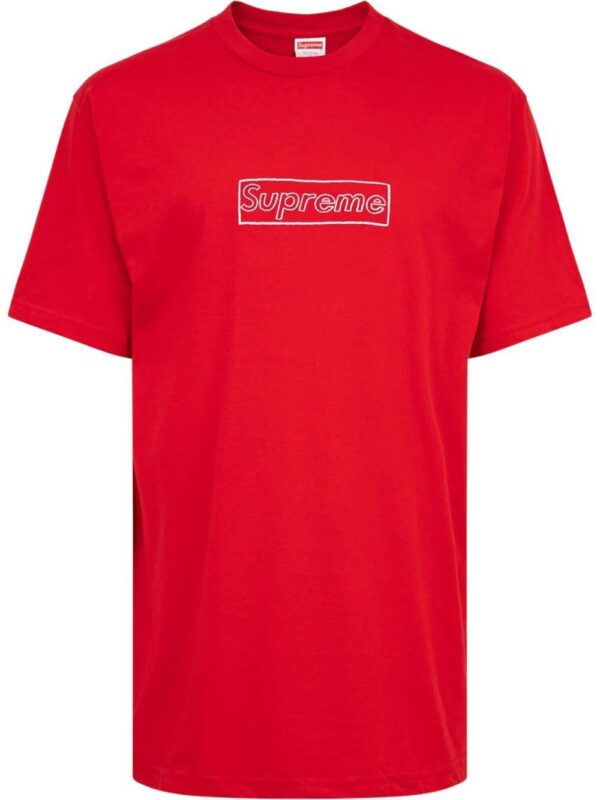 Supreme  x KAWS chalk logo T-shirt