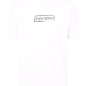 Supreme x KAWS chalk logo T-shirt