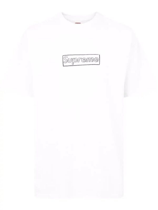 Supreme  x Kaws Chalk Logo T-shirt