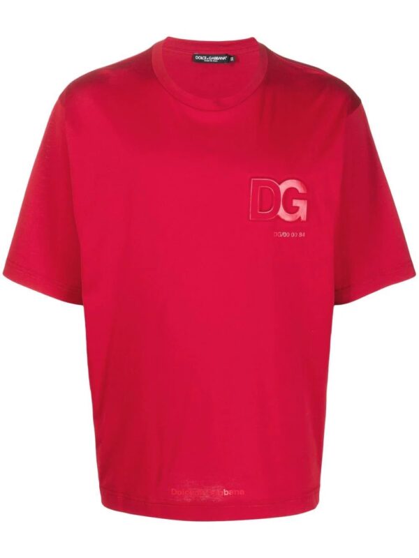 Dolce & Gabbana  logo-embossed cotton T-shirt
