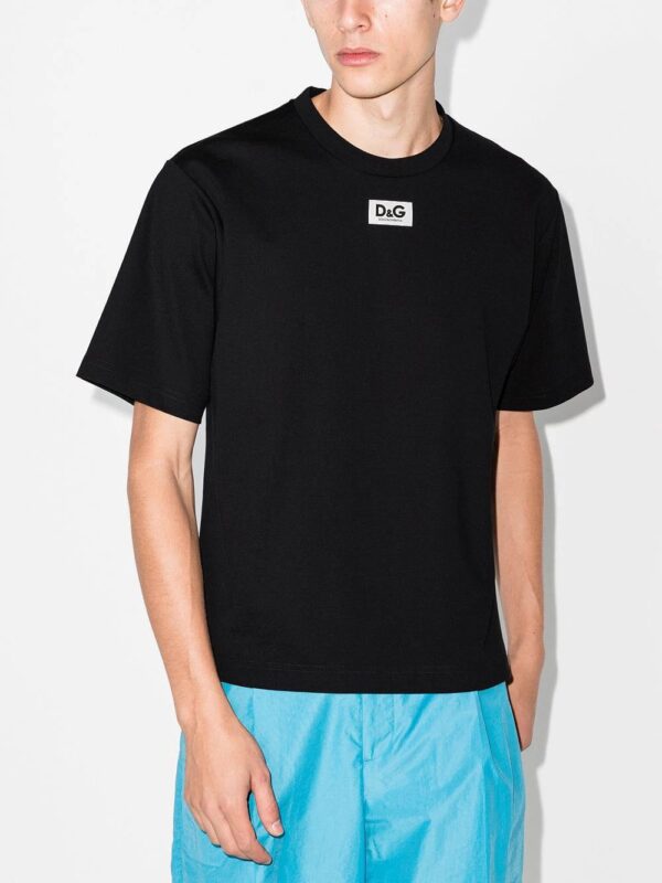 Dolce & Gabbana  logo patch short-sleeve T-shirt - Image 2
