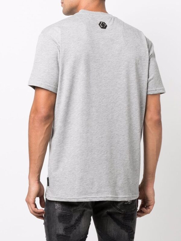 Philipp Plein  vertical logo print T-shirt - Image 4