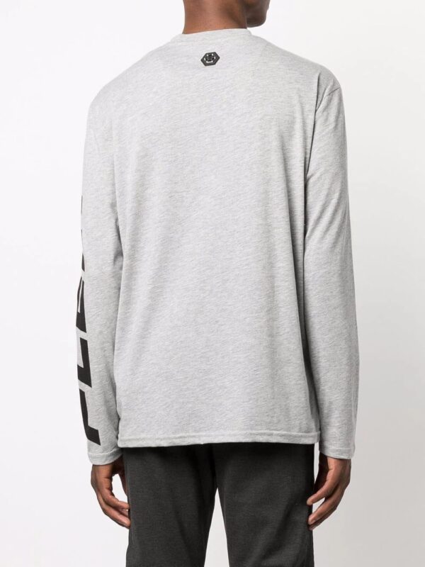 Philipp Plein  logo-print long-sleeved T-shirt - Image 4