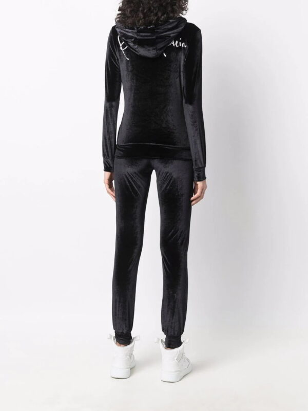 Philipp Plein  logo-embellished velvet tracksuit - Image 4