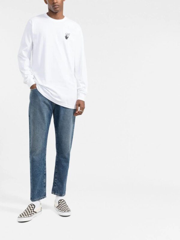 Off-White  Caravaggio-print long-sleeve T-shirt - Image 2
