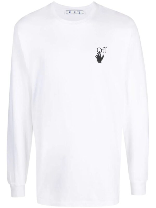 Off-White  Caravaggio-print long-sleeve T-shirt