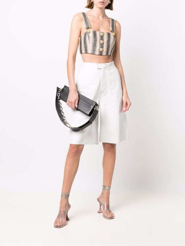 Balmain striped cropped top - Image 2