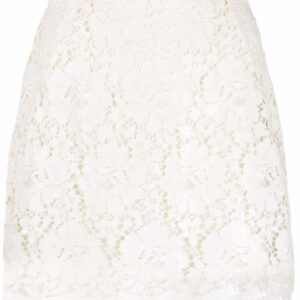 Dolce & Gabbana  laminated lace mini skirt