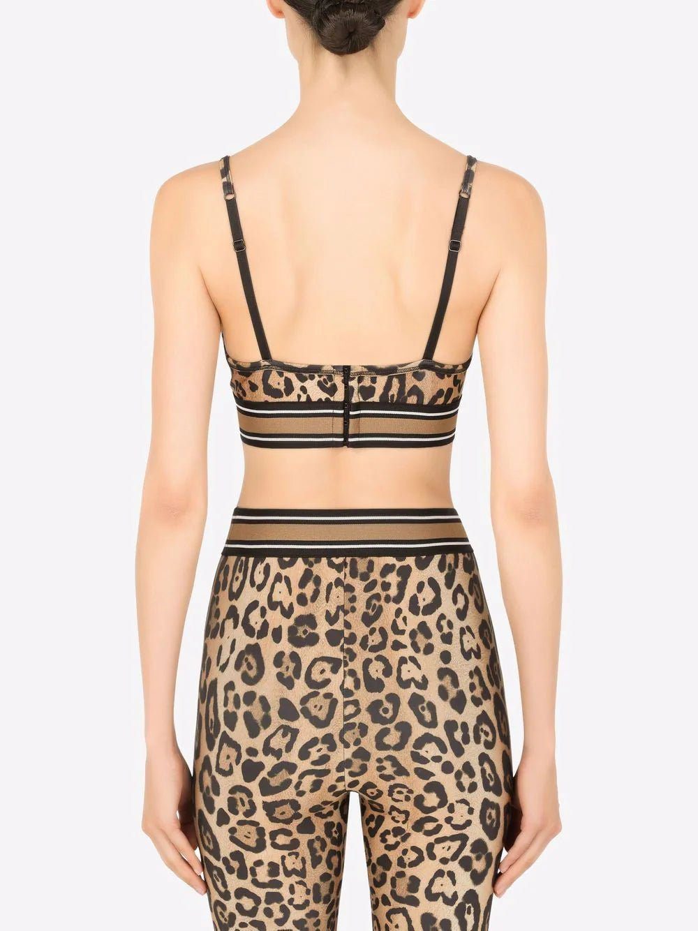 Dolce & Gabbana leopard-print cropped tank top - Image 4