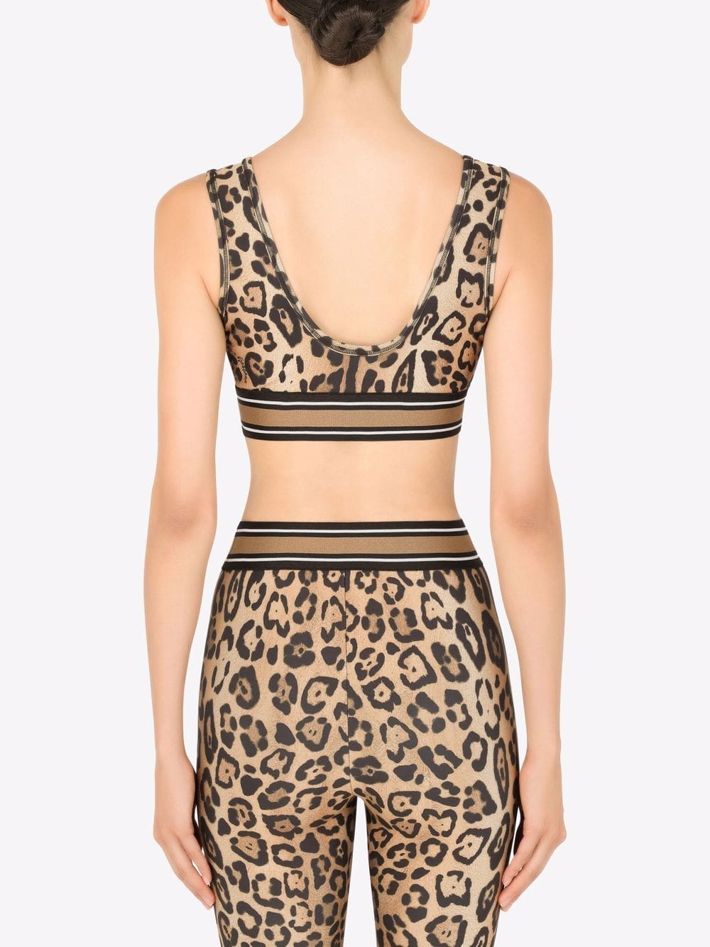 Dolce & Gabbana leopard-print crop top - Image 4