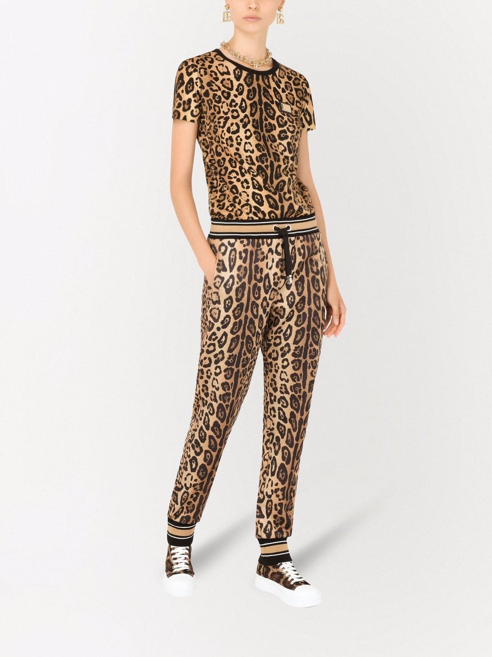 Dolce & Gabbana leopard-print short-sleeve T-shirt - Image 2
