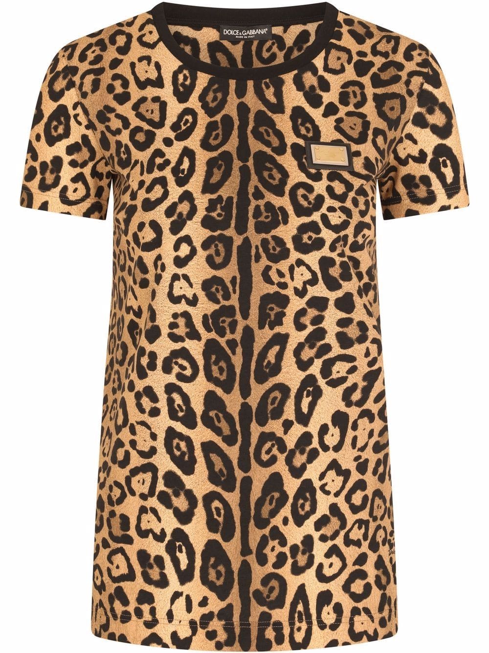Dolce & Gabbana leopard-print short-sleeve T-shirt