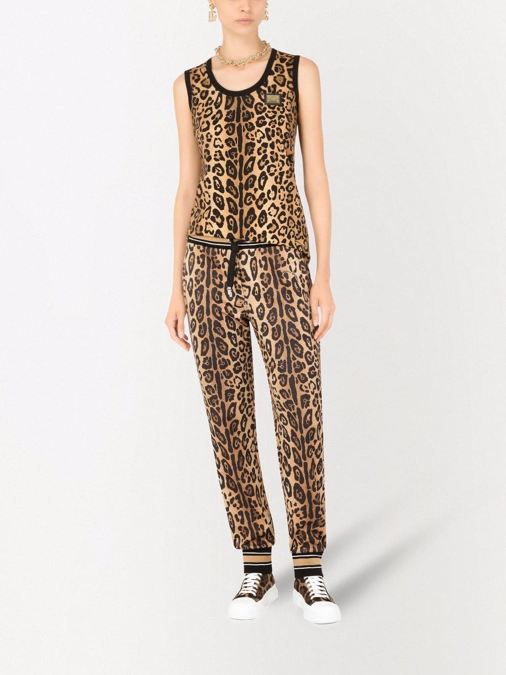 Dolce & Gabbana leopard-print tank top - Image 2