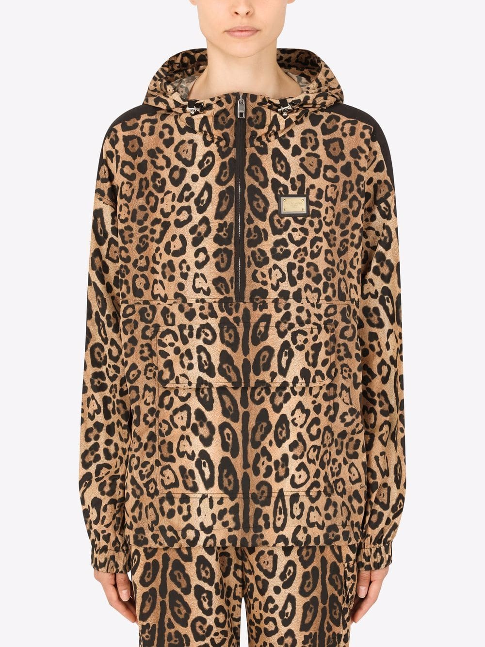 Dolce & Gabbana leopard-print hooded jacket - Image 3