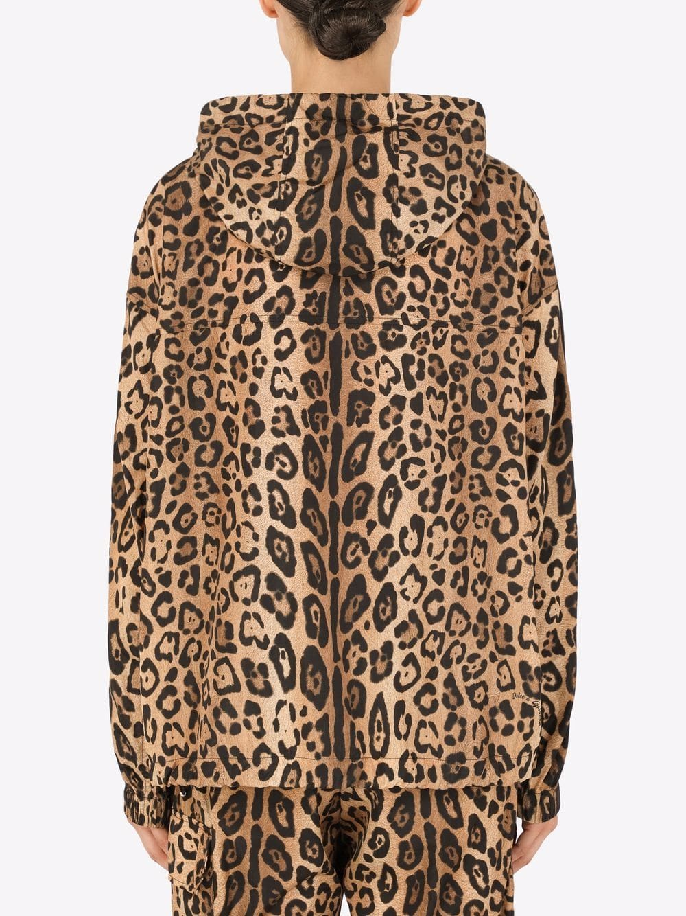 Dolce & Gabbana leopard-print hooded jacket - Image 4